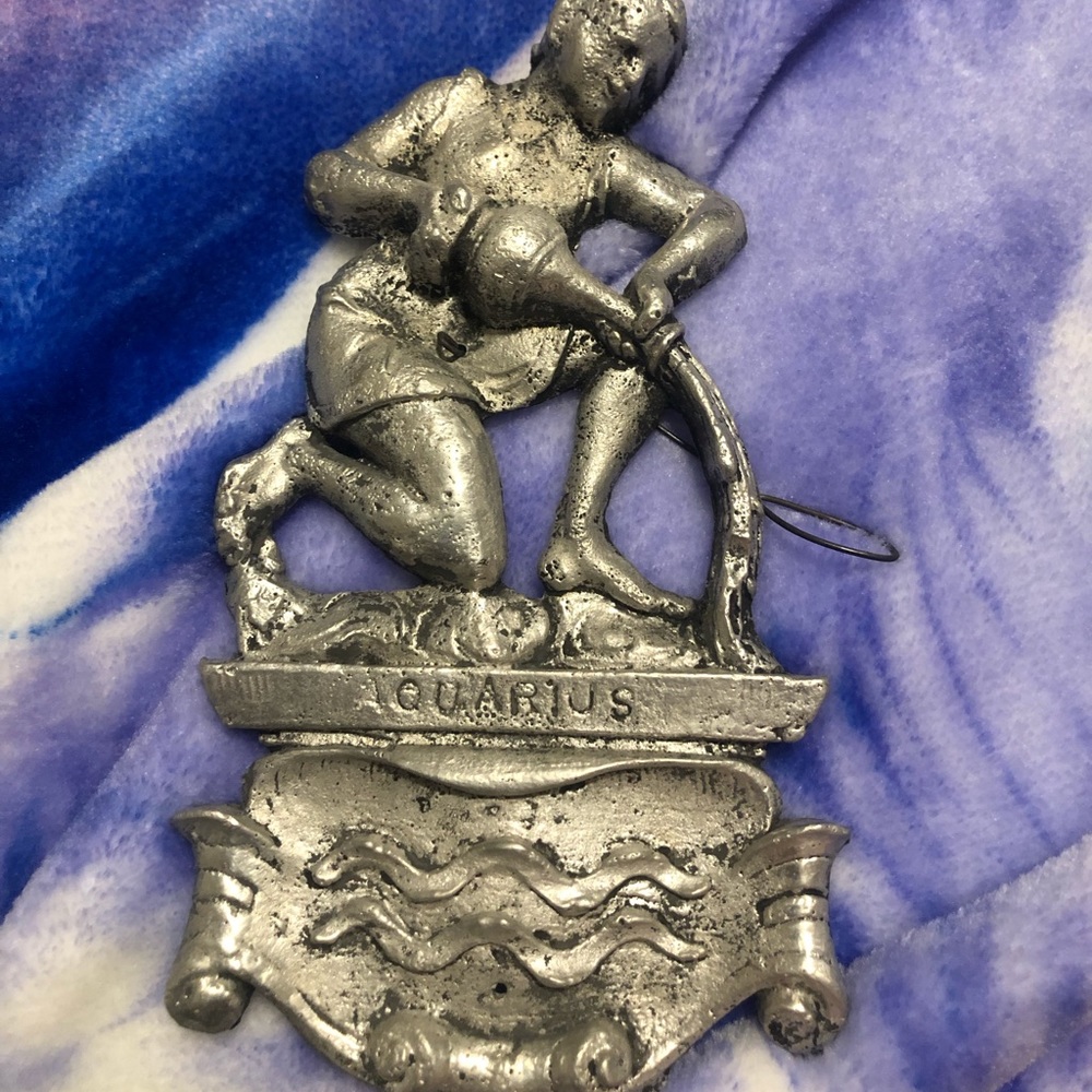 Vintage zodiac plaque